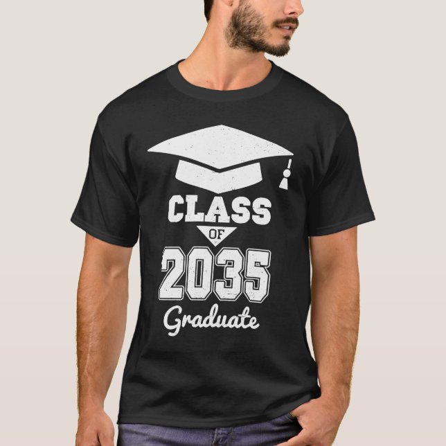 Class Of 2035 Grow With Me T-Shirt (Vorderseite)