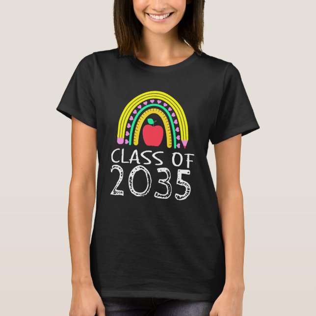Class of 2035 Kindergarten Through High School Tee (Vorderseite)