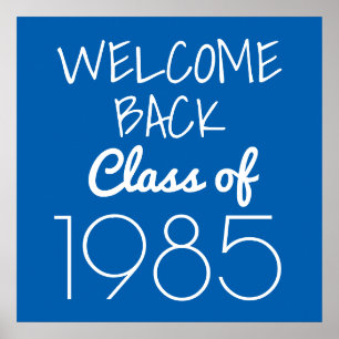 Class Reunion Welcome Back Poster
