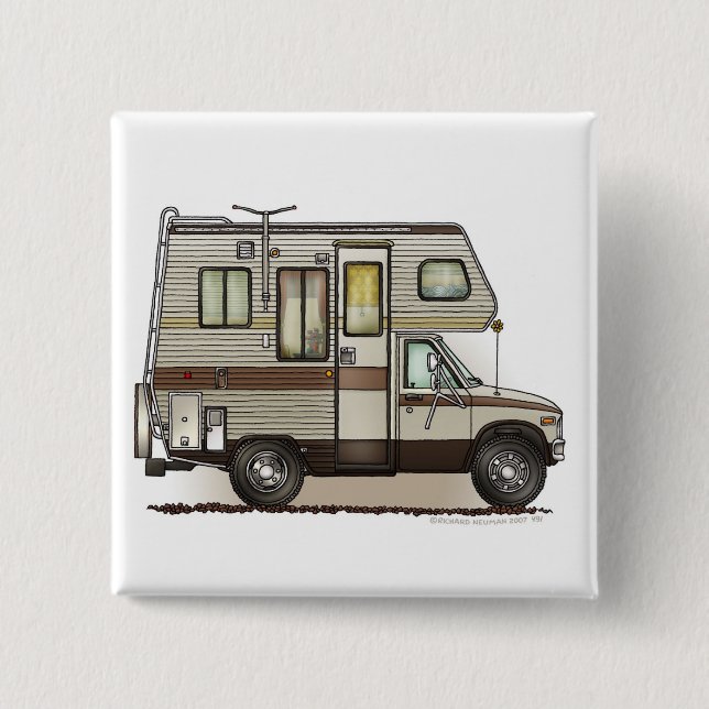 ClassC Camper RV-Buttone Button (Vorderseite)