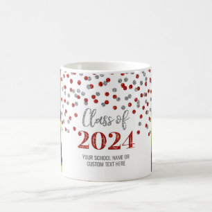 Classe Argent Rouge de Mug de café 2024