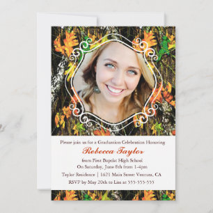 Classe Camo de 2014 Graduation Invitation
