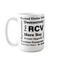 Classé Choix Mots de vote 15oz Café Mug