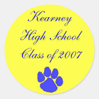 Classe de 2007, autocollant du lycée de Kearney