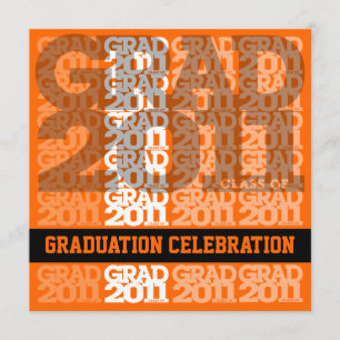 Classe De 2011 Invitation Du Parti De La Diplôme 0