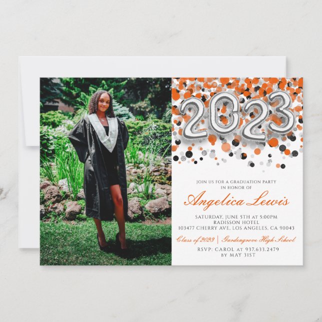 Classe de 2023 Graduation Party Invitation (Devant)