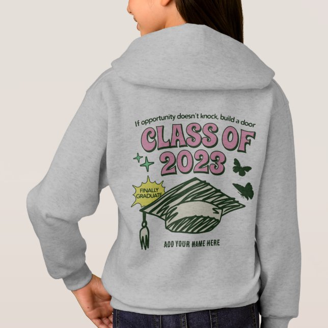 CLASSE DE 2023 - Sweat - shirt à capuche diplômé - (Dos)