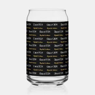 Classe de 2024 Grand's Full Name Black White Gold