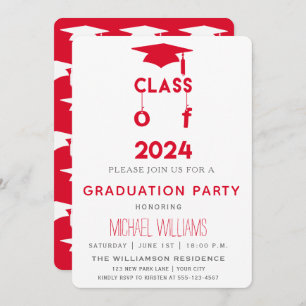 Classe de 2024 - Invitation du Red Graduation Part