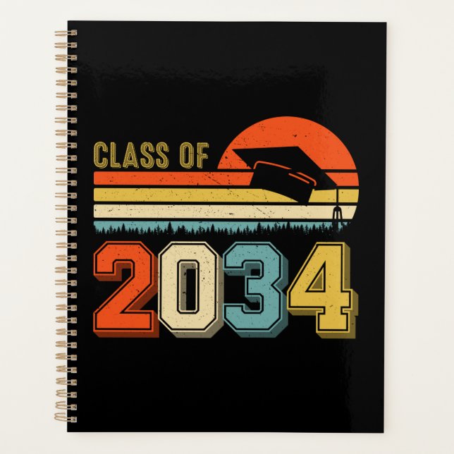 Classe De 2034 Augmenter Avec Moi Pré-K Graduate V (Devant)