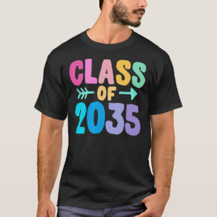 Classe de 2035 Graduation Grow With Me T-Shirt