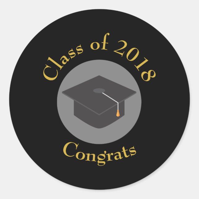 Classe de capuchon de fin d'études de 20xx Sticker (Devant)
