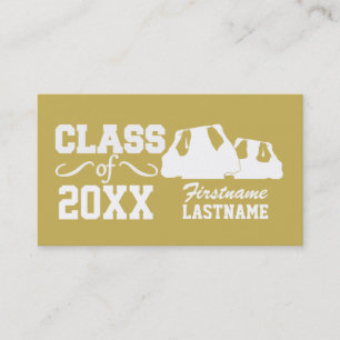 Classe de cartes de visite personnalisés année par