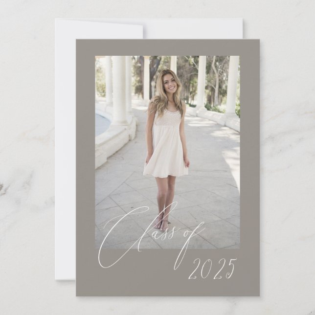 Classe de Diplômé de Scénario Carte 5 Photos (Devant)