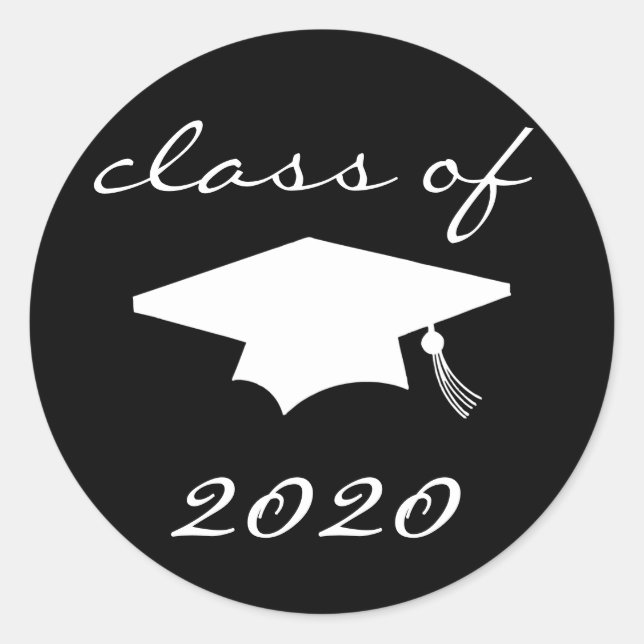 Classe De Étiquette 2020 (Plafond De Graduation No (Devant)