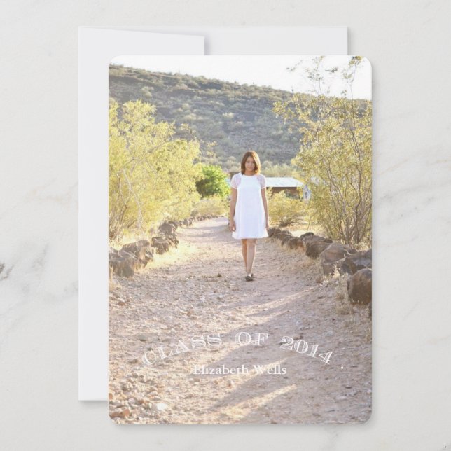 Classe de Faire-part de diplômes 2014 (Devant)