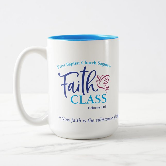 Classe de foi de FBC Saginaw - 15 onces. Tasse ou (Gauche)