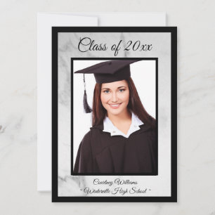 Classe de marbre de 2019 Faire-part photo