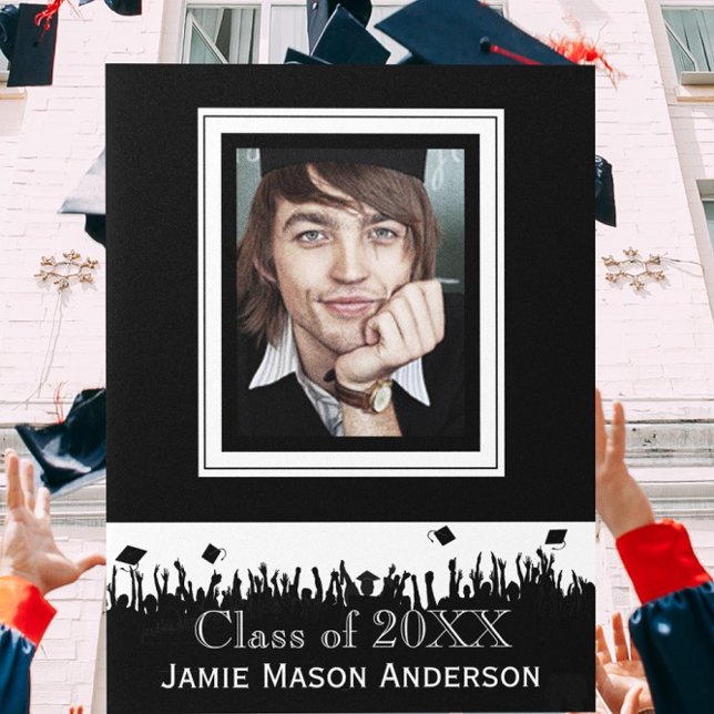 Classe de Silhouette Invitation de troisième cycle (Créateur téléchargé)