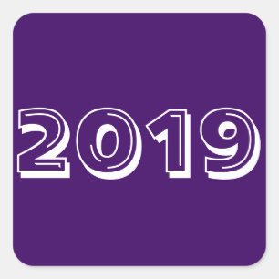 Classe de Sticker Carré violet 2019 par Janz