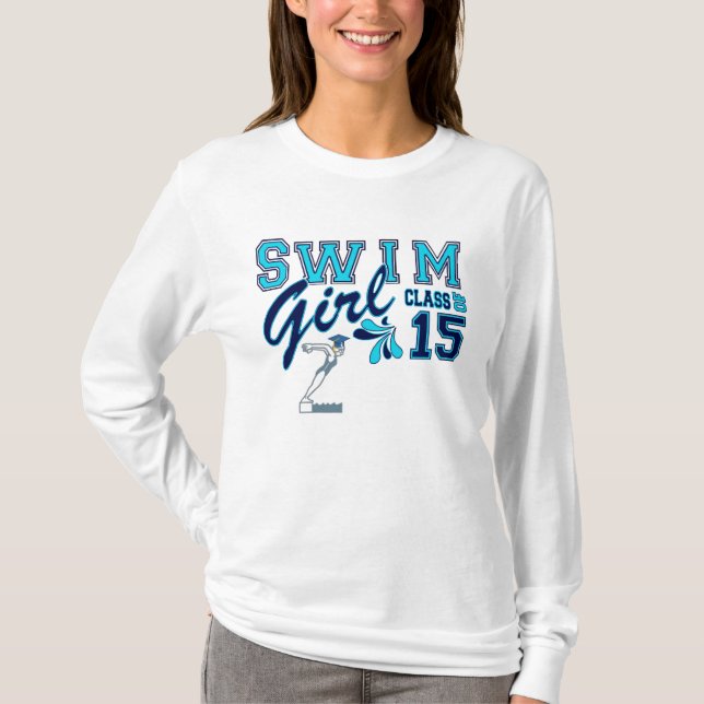 Classe de T-shirt de natation 2015 (Devant)
