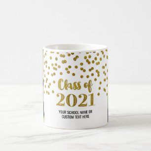 Classe d'or de 2021 Photo Graduation Mug