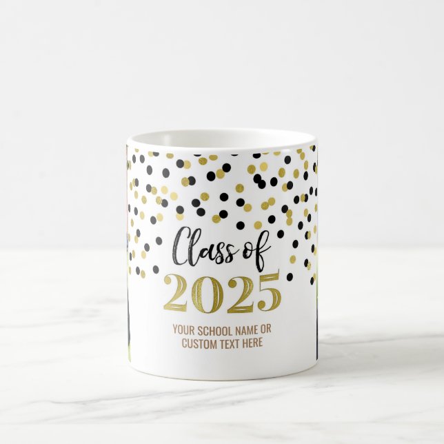 Classe d'or noir de 2025 Coffee Mug (Centre)