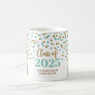 Classe d'or Turquoise de Mug de café 2025