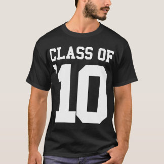Classe du T-shirt de 2010 hommes foncés