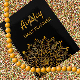 Classé élégant nom floral customisé mandala