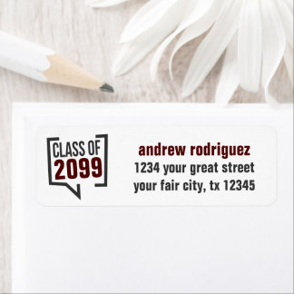 Classe Maroon Année Discours Étiquette