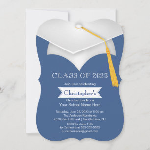 Classe moderne de 2014 Graduation Party Invitation
