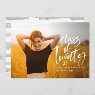 classe moderne de la typographie faire-part diplôm