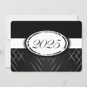 Classe noire et blanche des invitations 2025