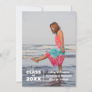 Classe photo moderne 20XX Faire-part de graduation