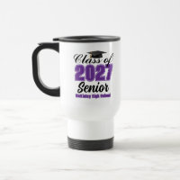 Classe pourpre de 2027 Tasse personnalisée pour le