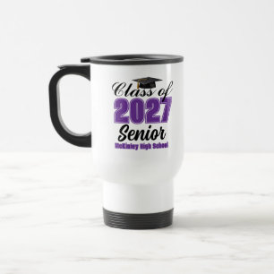 Classe pourpre de 2027 Tasse personnalisée pour le