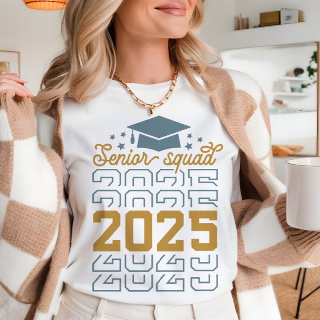 Classe senior 2025 rétro Graduation Senior tshirt (Créateur téléchargé)