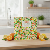 Célébration de mariage Citrus Shower de mariage Re