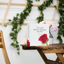 Elégant Rouge rose Fête des mariées Recette Livre