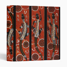 Goanna Journey Classeur d'art autochtone