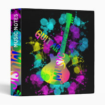 Musique de guitare arc-en-ciel