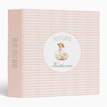 Élégante rose Canard Élégant Filles Nom personnali