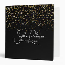 Entreprise de salon élégant à paillettes noires et
