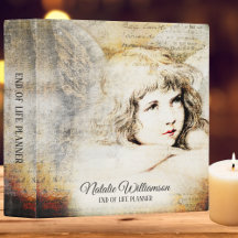 Monogramme d'angle vintage Planificateur de fin de