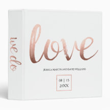 Organisateur rose de mariage d'or