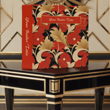 Poppies rouges Art déco