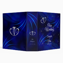 Bleu royal, diamants et Mariage de coeur