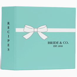 Classeur 5,08 Cm Bride Douche Cuisine Tea Party Photo Recette
