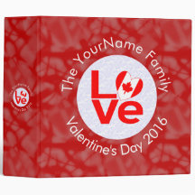 Drapeau canadien Red LOVE personnalisé